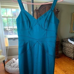 Teal Blue Calvin Klein Pencil Dress
